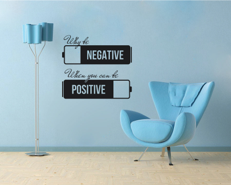 Citate - Sticker Negativ - pozitiv