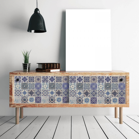 Sticker Spanish Blue Tiles x 4 buc [2]