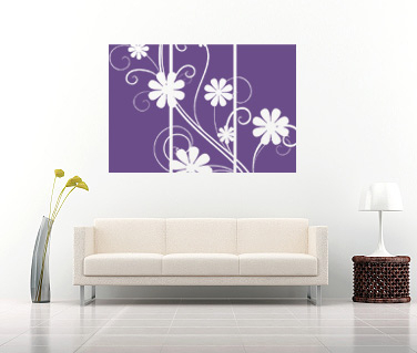 Tablouri Florale - Sticker Panouri Florale