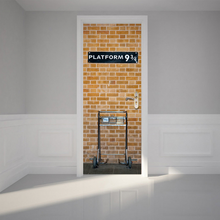 Autocolant decorativ pentru Usa - Kings Cross Platform 9.75 [2]