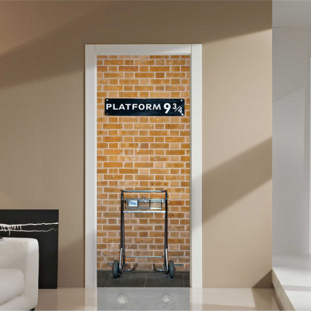 Autocolant decorativ pentru Usa - Kings Cross Platform 9.75 [1]