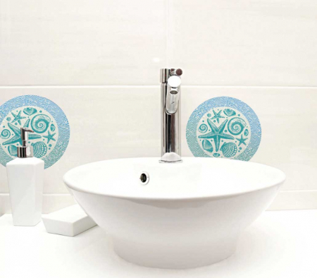 Stickere Faianță - Sticker pentru faianta Ocean - 4 buc