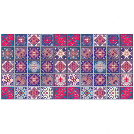Sticker pentru faianta Ornament - 50 buc 10x10 cm [1]