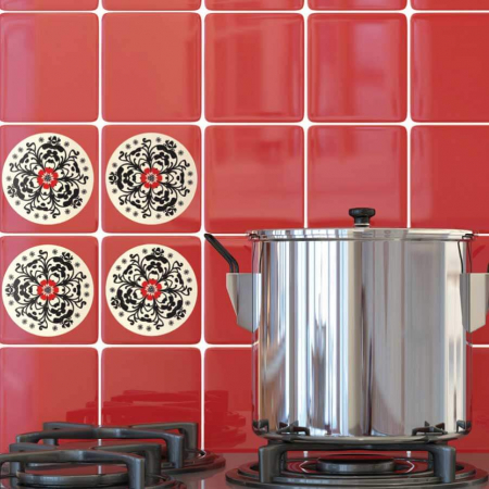 Stickere Faianță - Sticker pentru faianta Flamenco - 4 buc