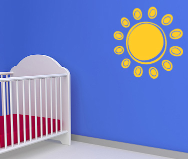 Copii - Sticker Plansa cu Soare