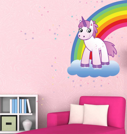 Sticker Unicorn si Curcubeu [2]