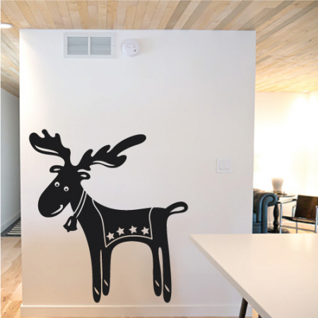 Sezonale - Sticker Renul Rudolf