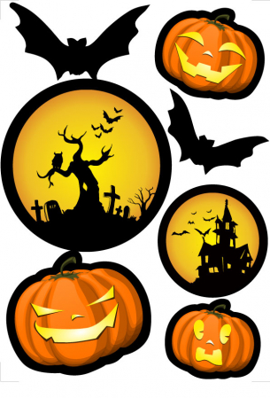 Sezonale - Sticker Halloween infricosator