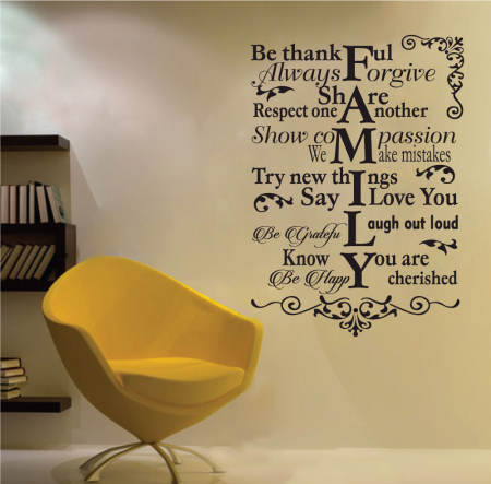 Citate - Sticker Sfaturi pentru familie