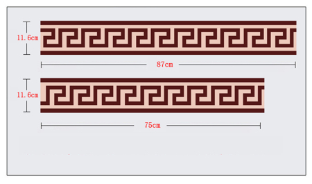 Sticker Bordura cu motive grecesti [2]