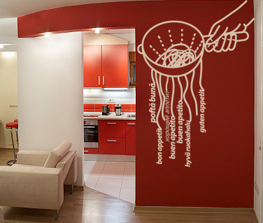 Bucătărie - Sticker Spaghetti