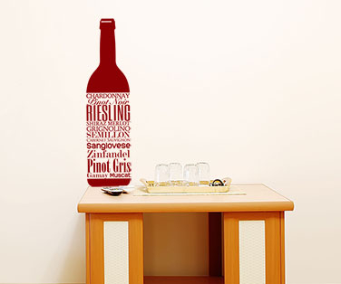 Citate - Sticker Sticla de vin