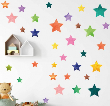 Stickere Colorate - Sticker Stelute acuarela