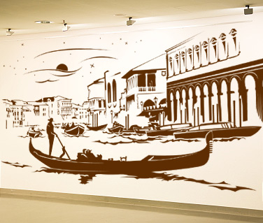 Orașe - Sticker Tablou Venetian