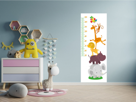 Copii - Sticker Masuratoare pentru copii - Animalute