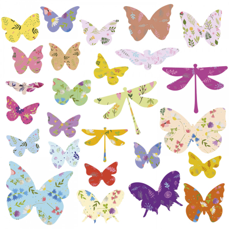 Sticker Fluturasi Florali [2]