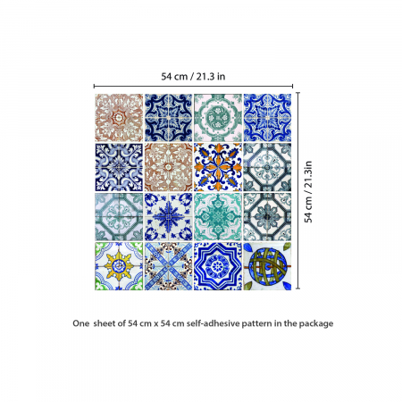 Sticker Mosaic Tile Patterns x 1 buc [3]