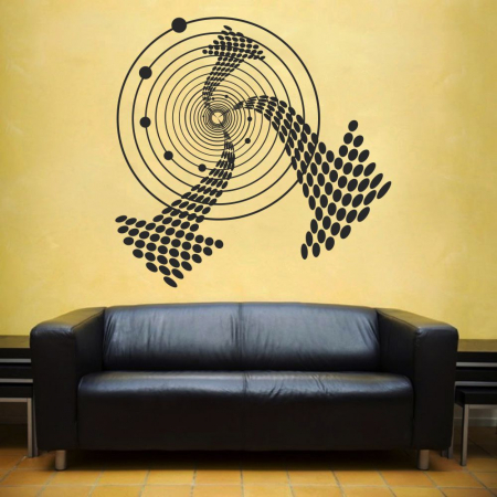 Artă - Sticker Whirl Arrow