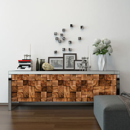 Sticker Square Timber [1]