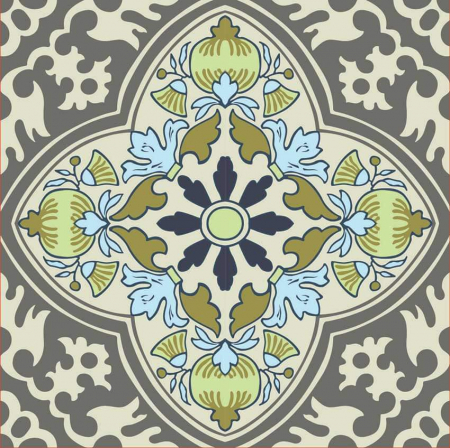 Stickere patrate pentru faianta Greybuds - 4 buc [1]