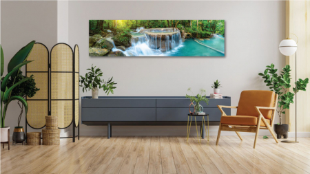 Stickere imprimate - Tablou canvas 150x80cm - Wonderful Waterfall