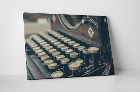 Retro - Tablou canvas : Masina de scris