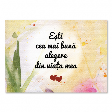 Tablou canvas 25x35cm - Cea mai buna alegere [1]