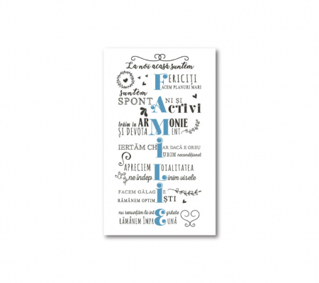 Tablou canvas 30x50cm - Familie [1]