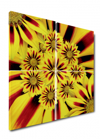 Tablou canvas 4 piese - Floarea soarelui [1]