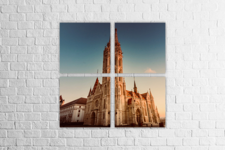 Tablou canvas 4 piese - Matthias Church [1]