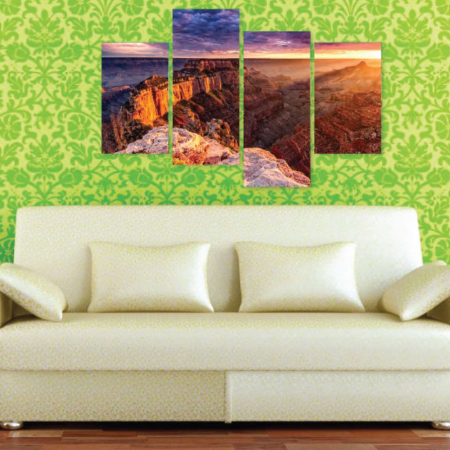 Tablou canvas 4 piese - Grand Canyon [1]