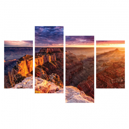 Tablou canvas 4 piese - Grand Canyon [2]