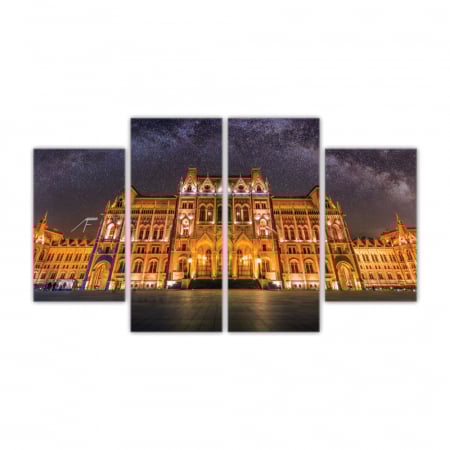 Tablou canvas 4 piese - Liberty Square [2]