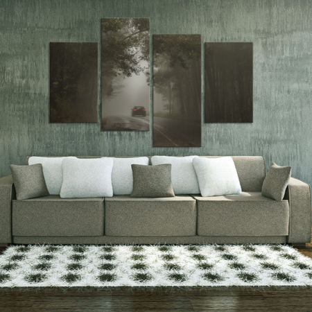 Tablou canvas 4 piese - Drumul spre nimic [1]