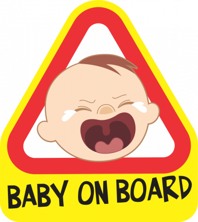 Sticker Baby on board - Baiatul plangacios [1]