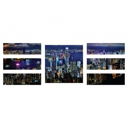 Tablouri Canvas - Tablou canvas 7 piese - Hong Kong
