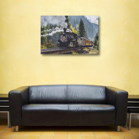 Stickere imprimate - Tablou canvas 60x90 cm - Tren