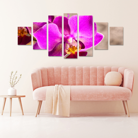 Tablouri Canvas - Tablou canvas 7 piese - Orhidee