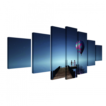 Tablou canvas 7 piese - Vis [3]