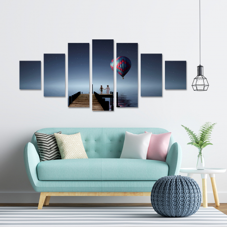 Tablouri Canvas - Tablou canvas 7 piese - Vis