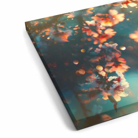 Tablou canvas 7 piese - Floare de cires [5]
