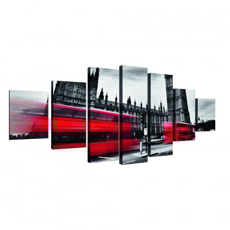 Tablou canvas 7 piese - Graba urbana [3]