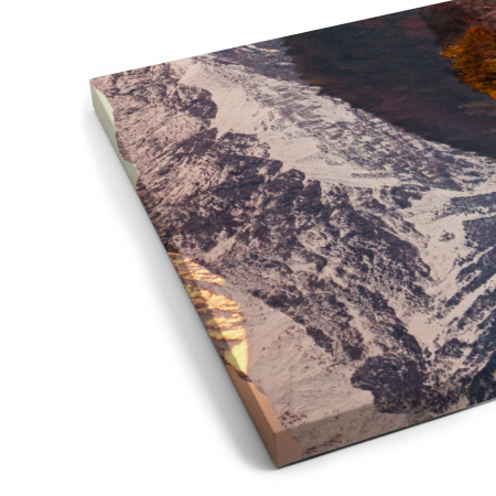 Tablou canvas 7 piese - Varf de munte inzapezit [4]