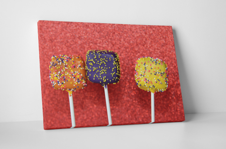 Gastronomie - Tablou canvas : Acadele colorate