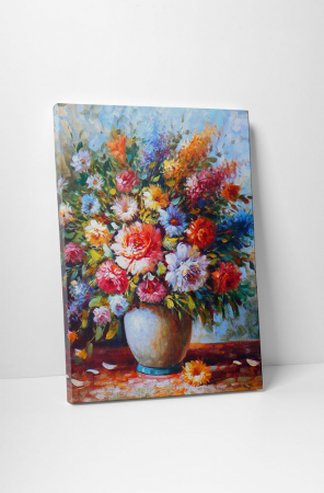 Artă - Tablou canvas : Shih-feng Chen - Crizanteme