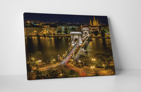 Atracții turistice - Tablou canvas : Podul cu Lanturi