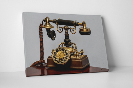 Retro - Tablou canvas : Telefon antic