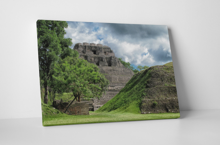 Atracții turistice - Tablou canvas : Piramida in Peru