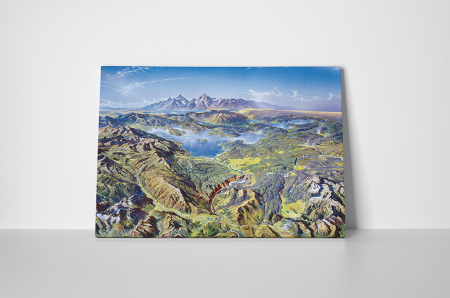 Tablou canvas : Peisaj de munti inalti [1]