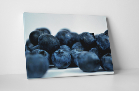 Gastronomie - Tablou canvas : Boabe de afine
